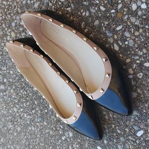 BCBG Generation Ana Studded Pointed Toe Flat 7.5